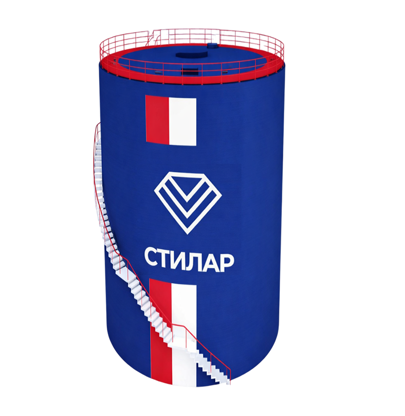 Цельносварной резервуар РВС  10 м³ от завода-производителя